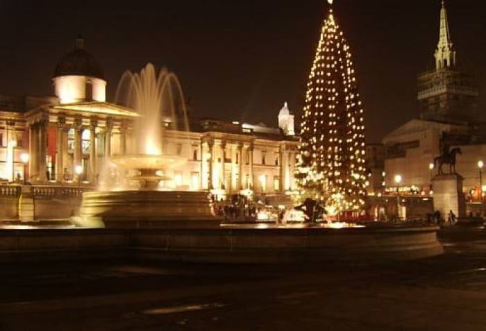 albero-di-natale- trafalgar-square-londra