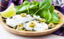 orata al forno con vino, olive e mandorle &ndash; in3clicktv