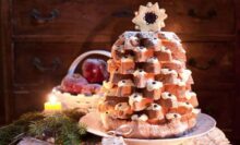 pandoro con crema al mascarpone a forma di albero di natale &ndash; in3clicktv