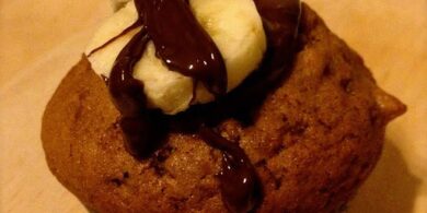 muffin banana cioccolato