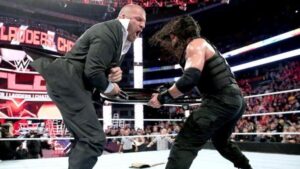 L'overselling di Triple H è stato a momenti tragicomico ma in qualche modo funzionale alla storia messa in scena.