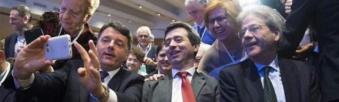 la stravittoria di renzi - selfie